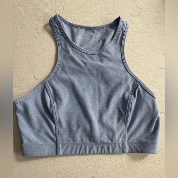 Outdoor Voices Athena Crop Top Lilac Blue Color Size Medium - Picture 2 of 4